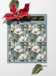 Petal flower style with white,grey colors - Image 6