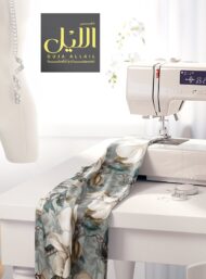 Petal flower style with white,grey colors - Image 7