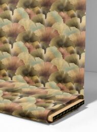 Leaf flower style with brown,green colors - Image 4