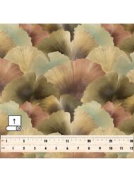 Leaf flower style with brown,green colors - Image 5