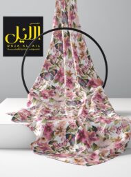 Butterfly flower style with pink,green colors - Image 2