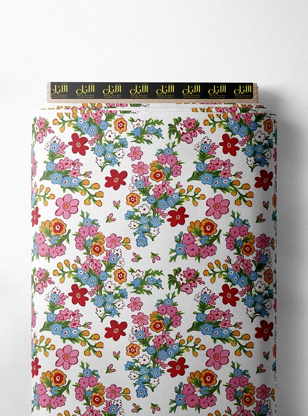 LAI01-2438_1.jpg Bloom flower style with pink,blue colors - Image 1