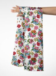 Bloom flower style with pink,blue colors - Image 3