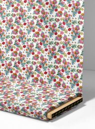 Bloom flower style with pink,blue colors - Image 4