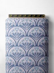 Leaf flower style with blue colors