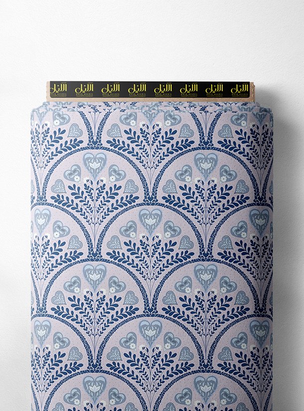 LAI01-2439_1.jpg Leaf flower style with blue colors - Image 1