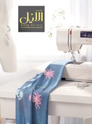 Octopus ocean and sky style with pink,blue colors - Image 7