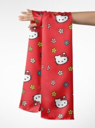 Cat flower style with red,white colors - Image 3