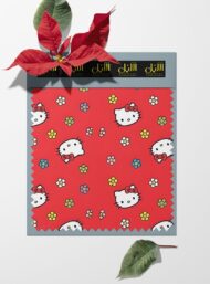 Cat flower style with red,white colors - Image 6