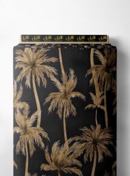 Palm nature style with brown, black colors