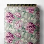 Petal flower style with pink,green colors