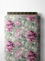 Petal flower style with pink,green colors