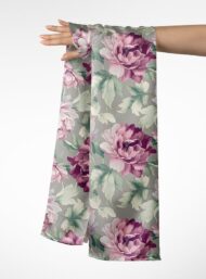 Petal flower style with pink,green colors - Image 3