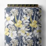 Petal flower style with white,yellow colors