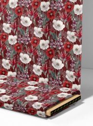 Petal flower style with red,white colors - Image 4