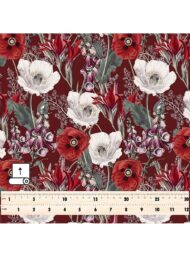 Petal flower style with red,white colors - Image 5
