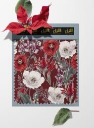 Petal flower style with red,white colors - Image 6