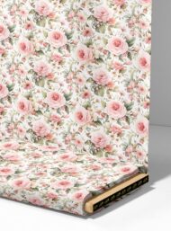 Rose flower style with pink,green colors - Image 4