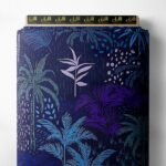 Leaf nature style with blue,green colors