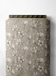 Petal flower style with grey,white colors