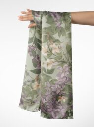 Petal flower style with green,purple colors - Image 3