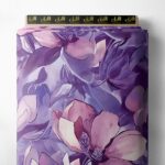 Bloom flower style with pink,purple colors