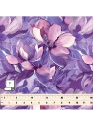 Bloom flower style with pink,purple colors - Image 5