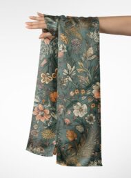 Petal flower style with green,pink colors - Image 3