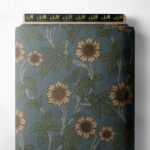 Leaf flower style with brown,green colors