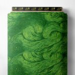 Swirl nature style with green, yellow colors