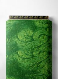 Swirl nature style with green, yellow colors