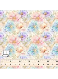 Bloom flower style with pink,blue colors - Image 5