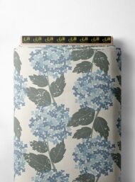 Leaf flower style with blue,grey colors