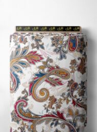 Swirl flower style with red,blue colors