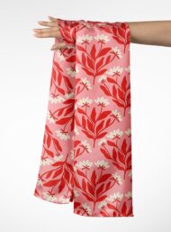 Bloom flower style with red, pink colors - Image 3