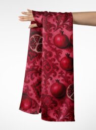 Pomegranate flower style with red, pink colors - Image 3