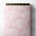 Shell nature style with pink, white colors