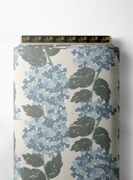 Leaf flower style with blue,grey colors