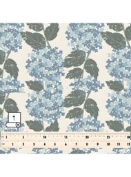 Leaf flower style with blue,grey colors - Image 5