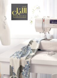 Leaf flower style with blue,grey colors - Image 7