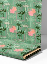 Palm nature style with green,pink colors - Image 4