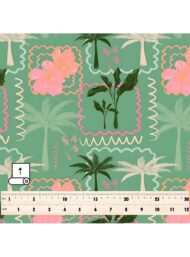 Palm nature style with green,pink colors - Image 5