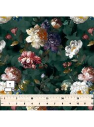 Bloom flower style with green,white colors - Image 5