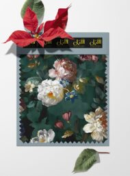 Bloom flower style with green,white colors - Image 6