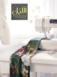 Bloom flower style with green,white colors - Image 7