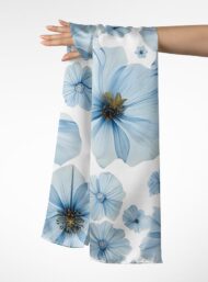 Petal flower style with blue colors - Image 3