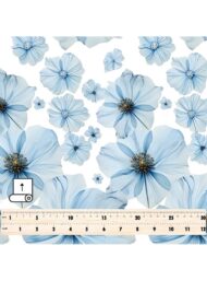 Petal flower style with blue colors - Image 5