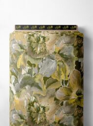 Bloom flower style with yellow,green colors