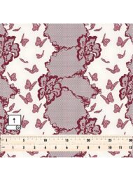 Butterfly flower style with red, white colors - Image 5