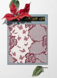 Butterfly flower style with red, white colors - Image 6